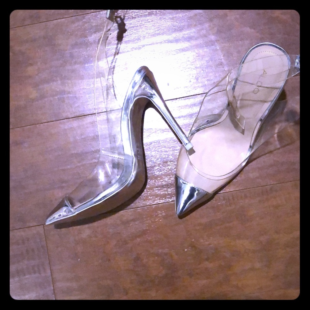 Aldo spikes! See through heels